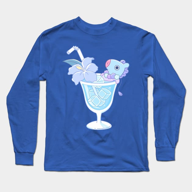 BT21 Mang Cocktail Long Sleeve T-Shirt by ZeroKara